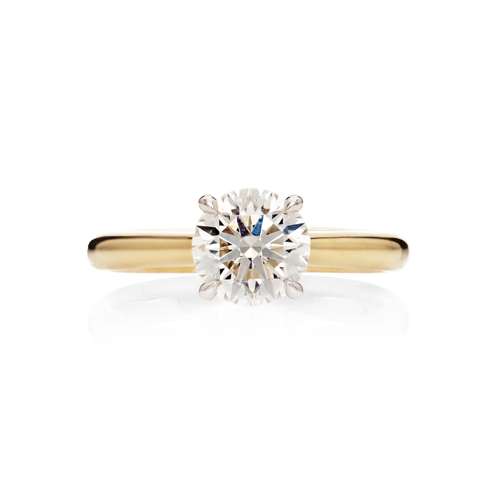FINEROCK 1/4 Carat Diamond Engagement Rings in 10K Rose Gold (Ring Size 4)  | Amazon.com